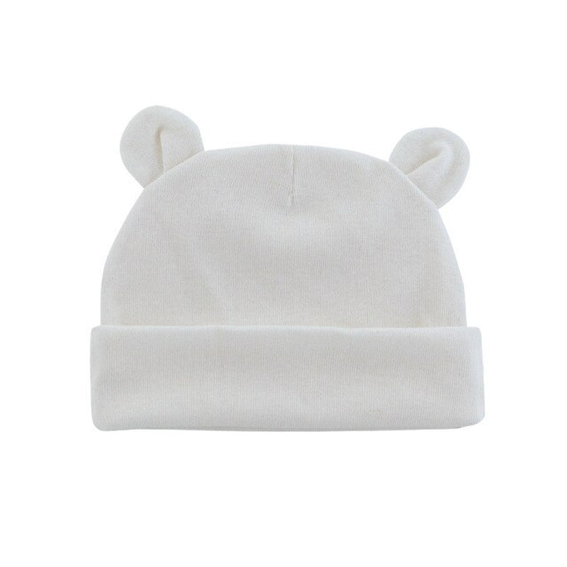 Soft Newborn Hat Baby Beanie Cotton Infant Bonnet Baby Cap for Girls Boys Kids Hats Newborn Photography Props Accessories 0-12M