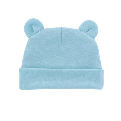 Soft Newborn Hat Baby Beanie Cotton Infant Bonnet Baby Cap for Girls Boys Kids Hats Newborn Photography Props Accessories 0-12M
