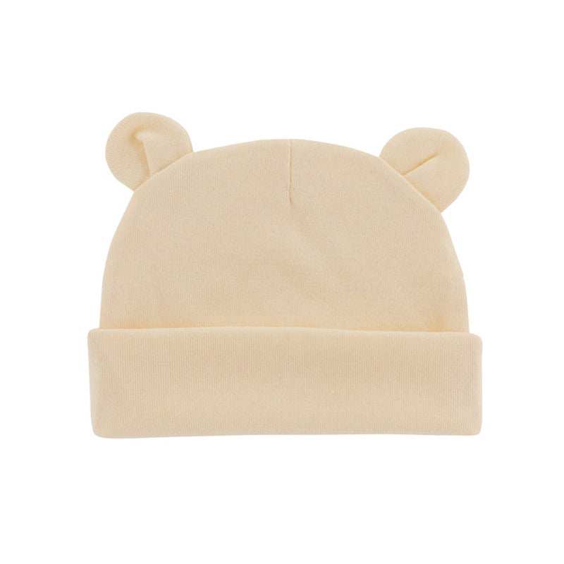 Soft Newborn Hat Baby Beanie Cotton Infant Bonnet Baby Cap for Girls Boys Kids Hats Newborn Photography Props Accessories 0-12M